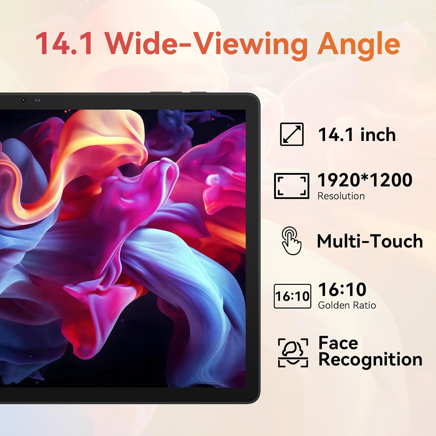 Tessarat 12" 30GB RAM 1TB Wifi 6E Dual SIM, 5G, 1920 * 1200 IPS FHD, Android 16 Tablet view 6