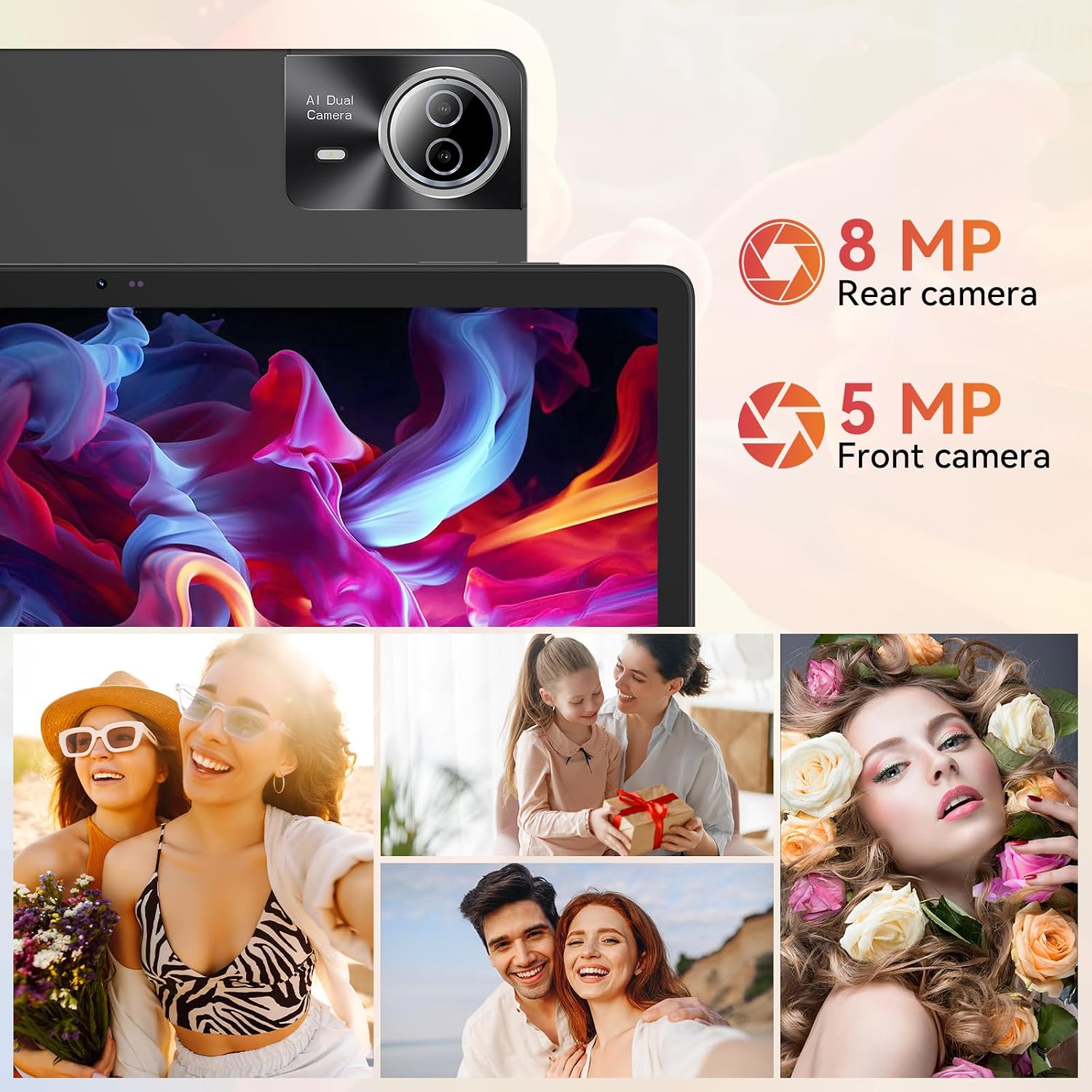 Tessarat 12" 30GB RAM 1TB Wifi 6E Dual SIM, 5G, 1920 * 1200 IPS FHD, Android 16 Tablet view 5