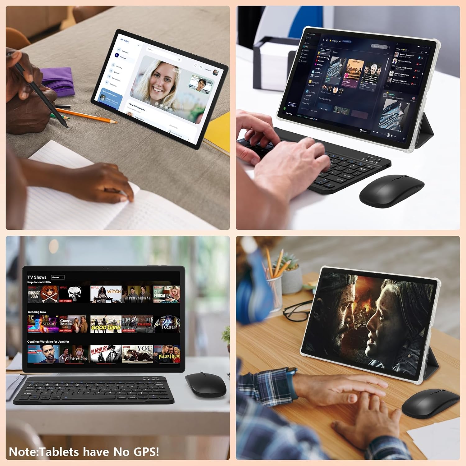 Tessarat 12" 30GB RAM 1TB Wifi 6E Dual SIM, 5G, 1920 * 1200 IPS FHD, Android 16 Tablet view 8